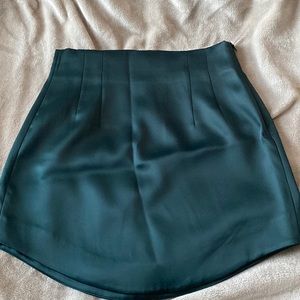 Zara Satin mini skirt